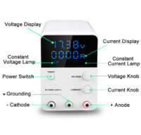 Laboratorieströmförsörjning 0-3A, 0-30V med LED Display -113387