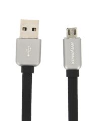 Svart 1 meter lang Micro USB Data kabel