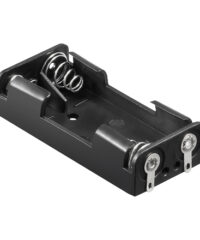 Batteriholder til 2x AAA batterier med loddepunkter 53 x 24,5 x 13 mm-0