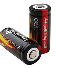 Ladbart Batteri Trustfire 16340 2/3AA 3,6V 880mAh Li-ion med sikkerhetskrets