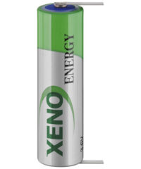 Xeno XL-060 Li-SOCl2 3,6V AA 2400mAh ER 14505 med Loddeører