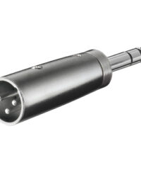 XLR audio adapter 3-pin XLR plugg - 6,35mm stereo plugg