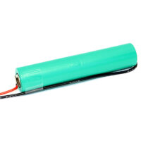 2,4v 4,0Ah nödbelysningsbatteripaket m/ kabel u/kontakt i stav ca 33X124mm-0