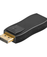 Displayport 20-pin til HDMI 19-pin adapter med låsemekanisme