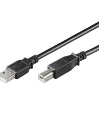 USB 2.0 kompatibel kabel, A-kontakt till B-kontakt, 3 meter-0