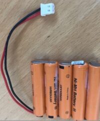 Batteri 6V 800mAh AAA med kontakt-0