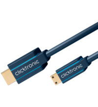 Clicktronic 1m HDMI till mini HDMI kabel-0