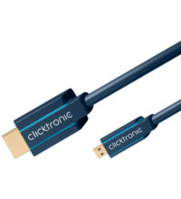 Clicktronic 3m HDMI till micro HDMI kabel-0