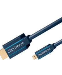 Clicktronic 3m HDMI till micro HDMI kabel-0