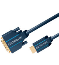 Clicktronic 5m DVI till HDMI kabel-0