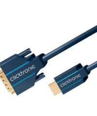 Clicktronic 5m DVI till HDMI kabel-0