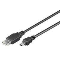 Mini USB kabel, 1,5 meter USB 2.0 kompatibel 5-stifts-0