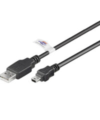 Mini USB kabel, 3 meter USB 2.0 kompatibel 5-stifts-0