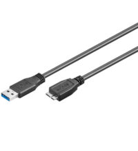 USB 3.0 kabel från A-kontakt till Micro B-kontakt 0,5 meter-0