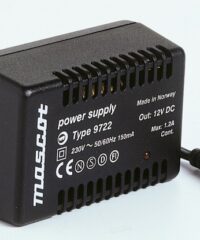 12VDC Strømadapter 14.5W 1.1A AC/DC 9722