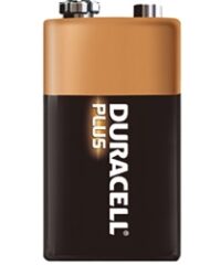 9V Alkalisk Duracell Plus 6LR61