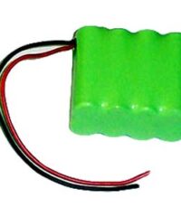 9,6V 2500mAh NIMH Batteripakke med 10cm ledning