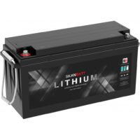 12V 200AH Lithium Batteri Skanbatt, Bluetooth-0