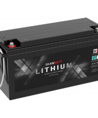 12V 200AH Lithium Batteri Skanbatt, Bluetooth-0