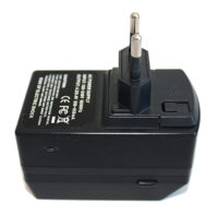 Nettlader til Panasonic LUMIX DMC-TZ.. DMW-BCM.. - Input 110-230VAC