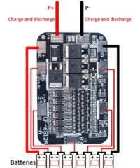 6S BMS/PCB 15A med Balansering