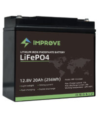 Lithium Batteri 12V 20Ah (LiFePO4) BMS 20A-0