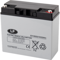 12V 22Ah (18Ah) AGM batteri Syklisk L181xH167xB77 mm T12 terminal