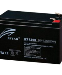 12V 9Ah AGM batteri stark ström 151x65x100mm, 6,3mm Faston, passar till UPS-0