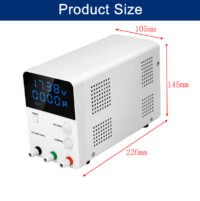 Laboratorieströmförsörjning 0-3A, 0-30V med LED Display -113386