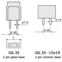 Osram EVD 64663 HLX 400w 36v G6.35 Halogen Projektorpære