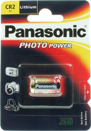 CR2 Panasonic 3,0V Lithium batteri-0