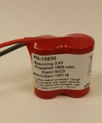 Batteripakke 2,4V 1800mAh NiCD Med Ledning