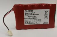 Batteri til Sector PM Complete 7,2V 1800mAh 230AFH6SMXZ - ZED7341