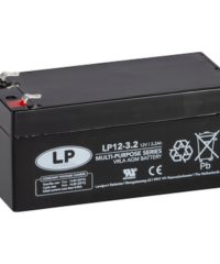 12V 3.2Ah (3,4) AGM batteri T1 134x67x67mm PS1230