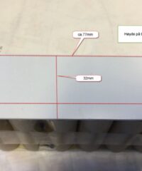 13,2V 4,5Ah NIMH batteripakke med ledning HR-4/3FAU-0