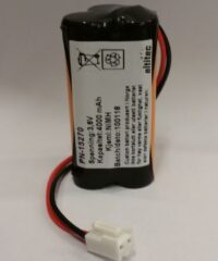 Batteri Nødlys 3,6V 4,0Ah NIMH GP400LAHT3T6, Polam Rem 38-1180/S/A3, VIP318 ST trekant