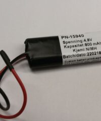 Batteripakke 4,8V 800mAh NiMH