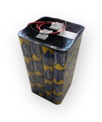 Batteripack 16S4P Alkaline, w/fuses, diodes, 50cm wire and PVC shrink-113372