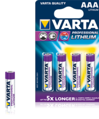 Varta Professional Lithium AAA 1,5V Alkaline batteri (4 stk)