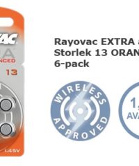 Rayovac EXTRA Advanced 13 1,45V Høreapparatbatteri PR 48, AR48, ZA13