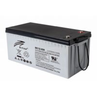 12V 200Ah AGM Batteri for Backup, Start, Forbruk, Solcelle 522x240x219/224mm-0