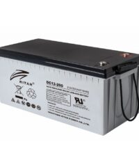 12V 200Ah AGM Batteri for Backup, Start, Forbruk, Solcelle 522x240x219/224mm-0