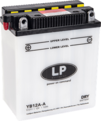 12V Standard 12 Ah YB12A-A Syrefylt Blybatteri